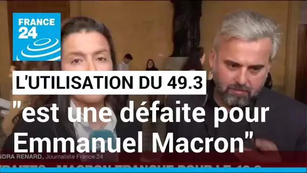 Retraites : l'utilisation du 49.3 est "une défaite pour Emmanuel Macron" selon Alexis Corbière