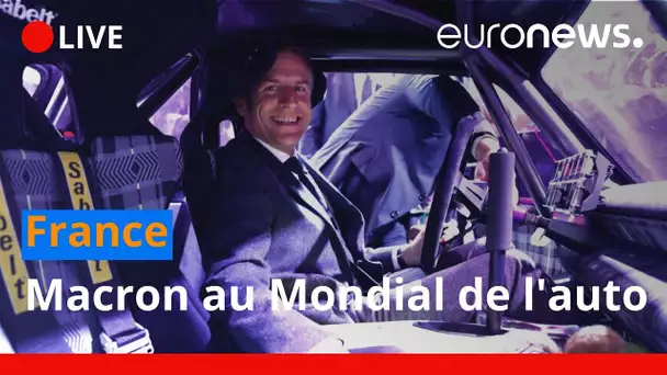 En direct | France : Macron au Mondial de l'automobile