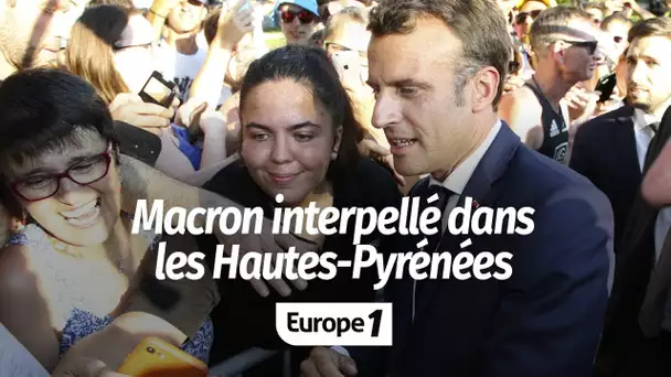 Rugy, retraites, violences policières : Macron interpellé dans les Hautes-Pyrénées