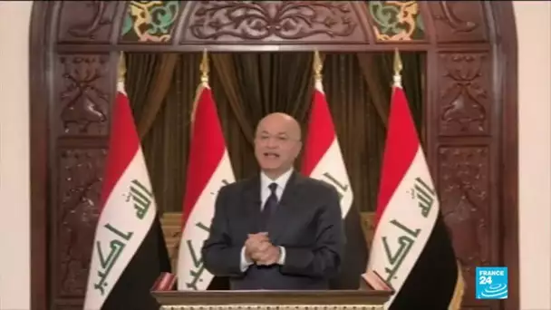 Violences en Irak : le président Barham Saleh appelle à "cesser l'escalade"