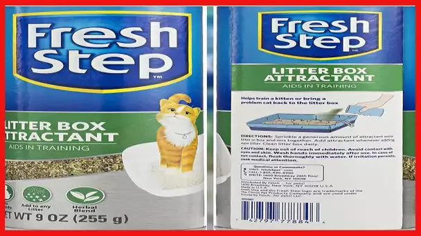 Fresh Step Cat Litter Box Additive for Training Cats - Natural Training Aid for Cats and Kittens