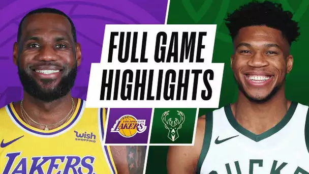 LAKERS at BUCKS | FULL GAME HIGHLIGHTS | January 21, 2021