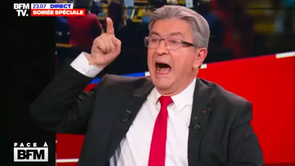 Départ de Jean-Luc Mélenchon du plateau de BFMTV : une séquence hautement spectaculaire