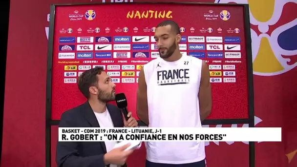 Rudy Gobert : "On a confiance en nos forces"