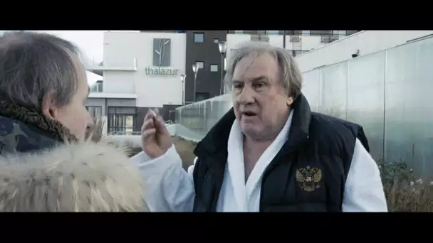 Michel Houellebecq et Gérard Depardieu dans la bande-annonce de "Thalasso"