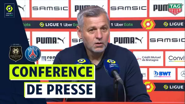 Conférence de presse STADE RENNAIS FC - PARIS SAINT-GERMAIN (1-1)  / 2020/2021