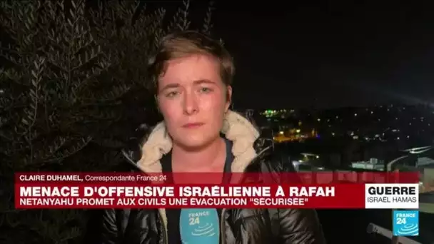 Menace d'offensive israélienne à Rafah • FRANCE 24