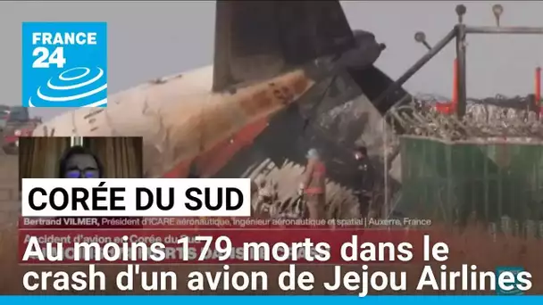 Corée du Sud : au moins 179 morts dans le crash d'un avion de la compagnie Jejou Airlines