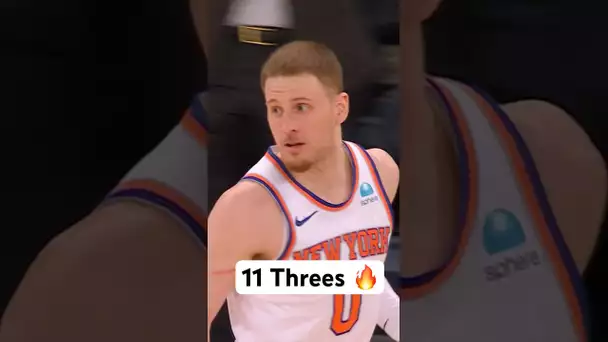 Donte DiVincenzo Breaks The Knicks Franchise Record In 3PM! 🔥🙌| #Shorts