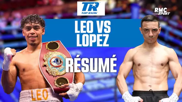 Résumé boxe : Un des KO DE L'ANNÉE lors du combat Leo vs Lopez