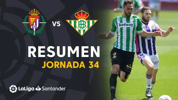 Resumen de Real Valladolid vs Real Betis (1-1)