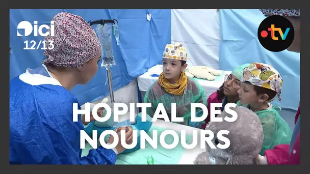 Sensibilisation à l'hôpital : les enfants viennent soigner leurs doudous à "L'Hôpital des nounours"