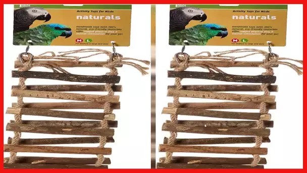 Prevue Hendryx 62807 Naturals Rope Ladder Bird Toy, Large