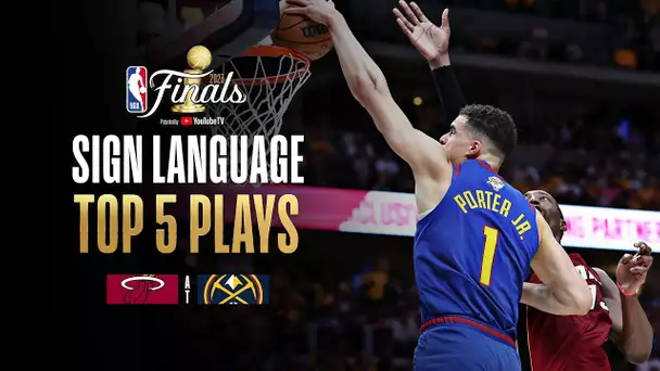 Top 5 Plays of the Night (ASL) | June 1, 2023