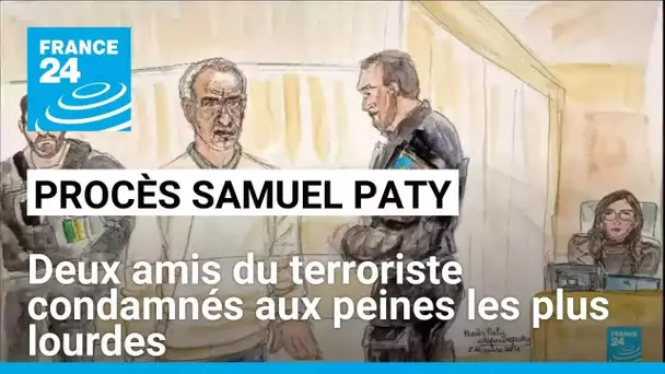 Verdict procès de l'assassinat de Samuel Paty : jusqu'à 16 ans de réclusion • FRANCE 24