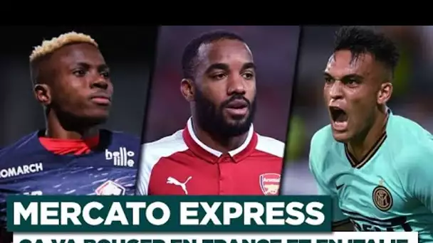 TRANSFERTS : Lacazette, Osimhen, Lautaro Martinez… Les infos Mercato du 7 juillet !