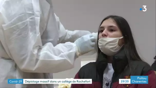 Rochefort : dépistage Covid 19 au collège Pierre Loti