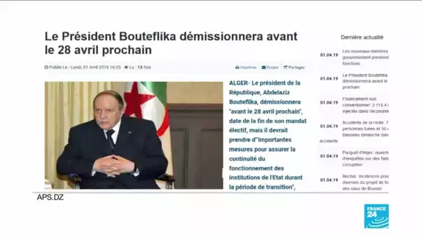 Algérie : Bouteflika démissionnera avant la fin de son mandat