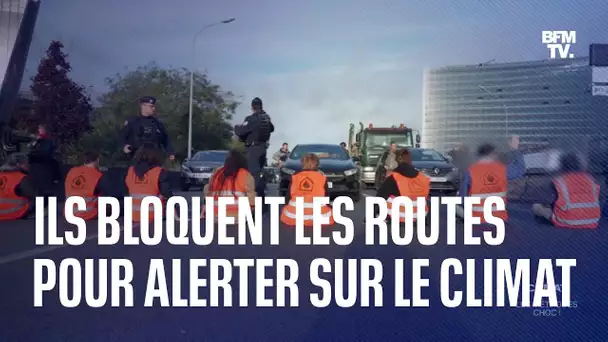 LIGNE ROUGE - Ces militants écologistes bloquent les routes pour alerter sur la situation climatique