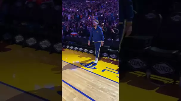 Klay's Warriors Returning Intro 🔥 | #Shorts