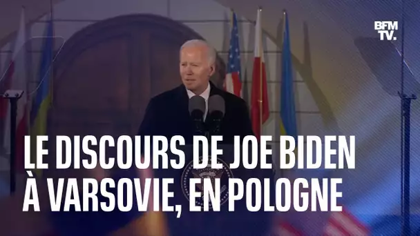 Le discours intégral de Joe Biden à Varsovie, en Pologne