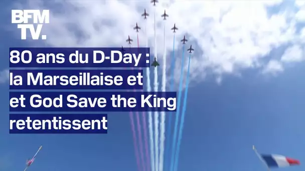 80 ans du D-Day: la Marseillaise et God Save the King retentissent en présence de Charles III