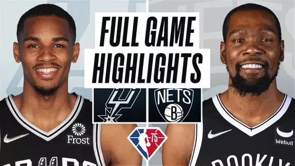 SPURS at NETS | FULL GAME HIGHLIGHTS | January 9, 2022