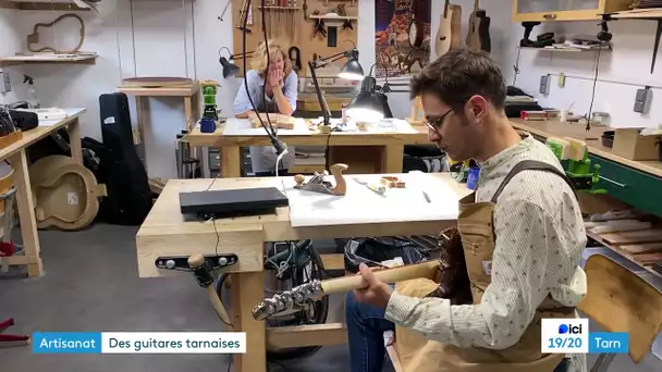 Lutherie : guitares à quatre mains