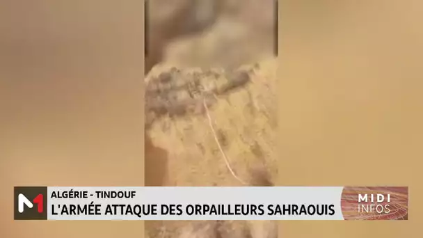 L'armée algérienne cible un groupe d'orpailleurs sahraouis